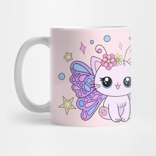 Kawaii Kitty Cat Fairy Mug